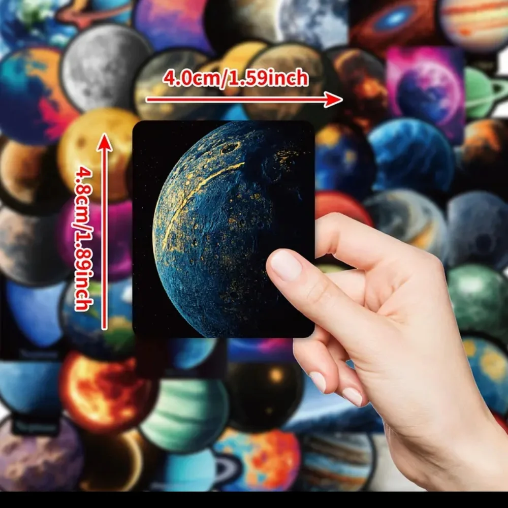 Hot Topic Cosmic Planet Sticker Collection - Picture 3 of 6